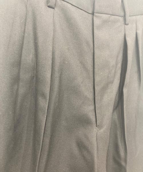 mb（エムビー）mb (エムビー) ハイエンド尾州ウールスラックス ブラック サイズ:L 未使用品の古着・服飾アイテム