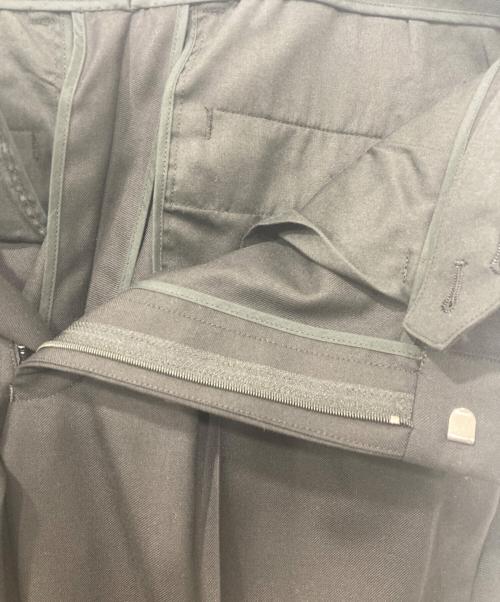 mb（エムビー）mb (エムビー) ハイエンド尾州ウールスラックス ブラック サイズ:L 未使用品の古着・服飾アイテム