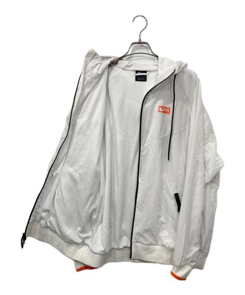 NIKE（ナイキ）NIKE (ナイキ) KITH (キス) ナイロンジャケット ホワイト サイズ:Lの古着・服飾アイテム