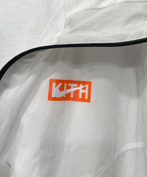NIKE（ナイキ）NIKE (ナイキ) KITH (キス) ナイロンジャケット ホワイト サイズ:Lの古着・服飾アイテム