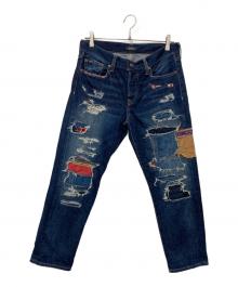 POLO RALPH LAUREN（ポロ・ラルフローレン）の古着「AVERY BOYFRIEND デニムパンツ/エンブリィ　ボーイフレンド　デニムパンツ」｜インディゴ