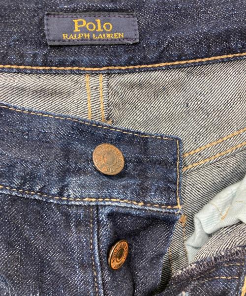 POLO RALPH LAUREN（ポロ・ラルフローレン）POLO RALPH LAUREN (ポロ・ラルフローレン) AVERY BOYFRIEND デニムパンツ/エンブリィ　ボーイフレンド　デニムパンツ インディゴ サイズ:27の古着・服飾アイテム