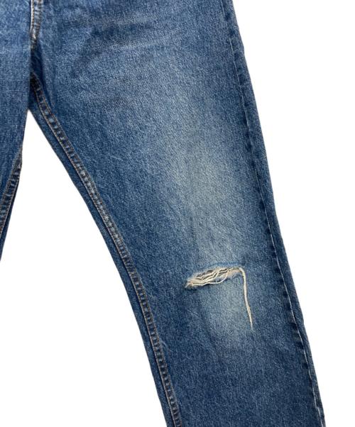 DRIES VAN NOTEN（ドリスヴァンノッテン）DRIES VAN NOTEN (ドリスヴァンノッテン) 2017-18AW　ダメージ加工デニムパンツ インディゴ サイズ:30の古着・服飾アイテム