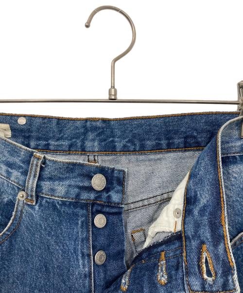 DRIES VAN NOTEN（ドリスヴァンノッテン）DRIES VAN NOTEN (ドリスヴァンノッテン) 2017-18AW　ダメージ加工デニムパンツ インディゴ サイズ:30の古着・服飾アイテム