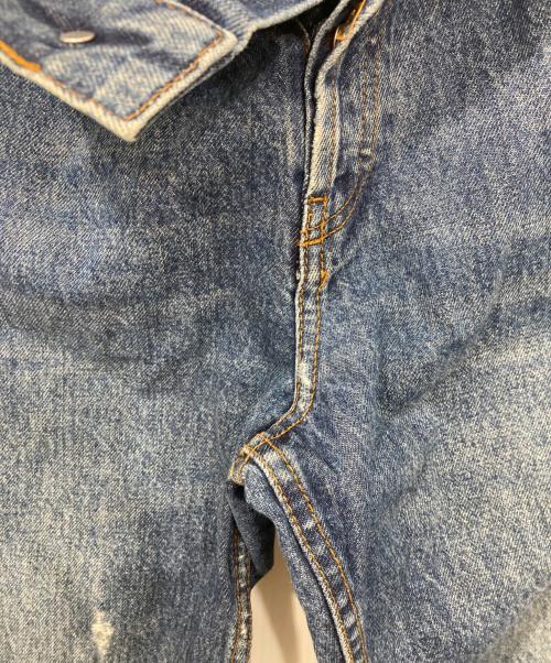 DRIES VAN NOTEN（ドリスヴァンノッテン）DRIES VAN NOTEN (ドリスヴァンノッテン) 2017-18AW　ダメージ加工デニムパンツ インディゴ サイズ:30の古着・服飾アイテム