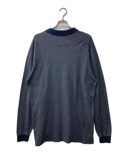 POLO RALPH LAUREN（ポロ・ラルフローレン）POLO RALPH LAUREN (ポロ・ラルフローレン) ピマコットン スキッパーポロシャツ グレー サイズ:XLの古着・服飾アイテム