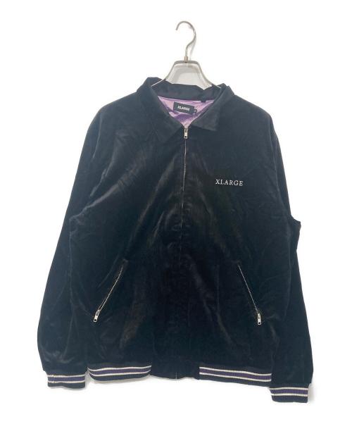 X-LARGE（エクストララージ）X-LARGE (エクストララージ) EMBROIDERY SUCCUBUS SOUVENIR JACKET/エンブロイダリー サキュバス スーベニアジャケット ブラック サイズ:XL 未使用品の古着・服飾アイテム