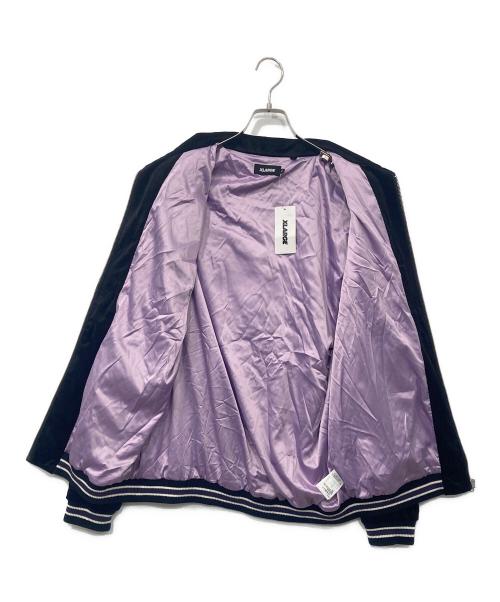 X-LARGE（エクストララージ）X-LARGE (エクストララージ) EMBROIDERY SUCCUBUS SOUVENIR JACKET/エンブロイダリー サキュバス スーベニアジャケット ブラック サイズ:XL 未使用品の古着・服飾アイテム