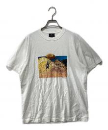 PS Paul Smith（ＰＳポールスミス）の古着「パラシュートラビット プリントTシャツ」｜ホワイト