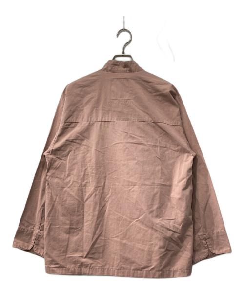 ROYAL NAVY（ロイヤルネイビー）ROYAL NAVY (ロイヤルネイビー) MELROSE claire (メルローズクレール) シェフジャケット ピンク サイズ:Fの古着・服飾アイテム