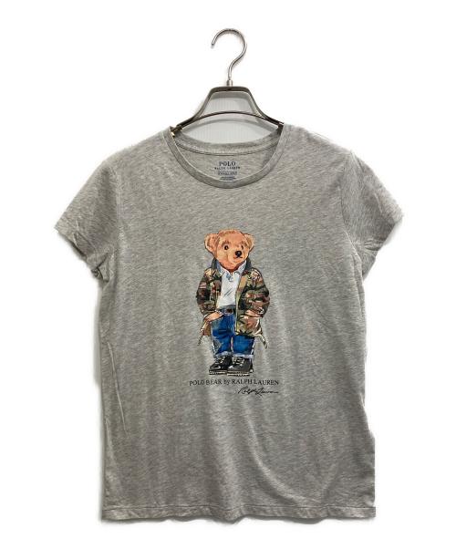 POLO RALPH LAUREN（ポロ・ラルフローレン）POLO RALPH LAUREN (ポロ・ラルフローレン) ポロベアTシャツ グレー サイズ:Ｓ 未使用品の古着・服飾アイテム
