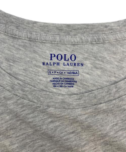 POLO RALPH LAUREN（ポロ・ラルフローレン）POLO RALPH LAUREN (ポロ・ラルフローレン) ポロベアTシャツ グレー サイズ:Ｓ 未使用品の古着・服飾アイテム