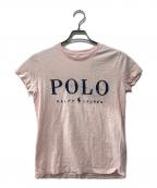 POLO RALPH LAURENポロ・ラルフローレン）の古着「ロゴTシャツ」｜ピンク