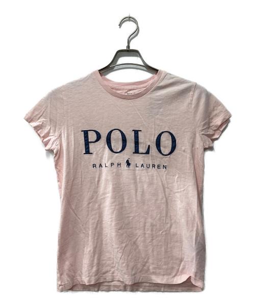 POLO RALPH LAUREN（ポロ・ラルフローレン）POLO RALPH LAUREN (ポロ・ラルフローレン) ロゴTシャツ ピンク サイズ:Sの古着・服飾アイテム