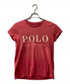 POLO RALPH LAURENポロ・ラルフローレン）の古着「ロゴTシャツ」｜レッド