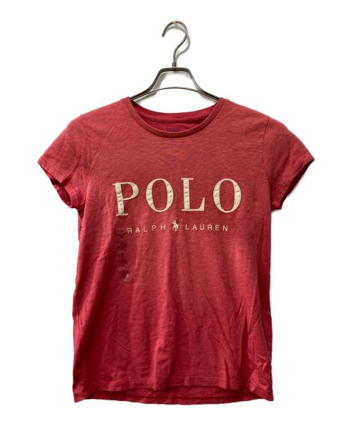 POLO RALPH LAUREN（ポロ・ラルフローレン）POLO RALPH LAUREN (ポロ・ラルフローレン) ロゴTシャツ レッド サイズ:Sの古着・服飾アイテム