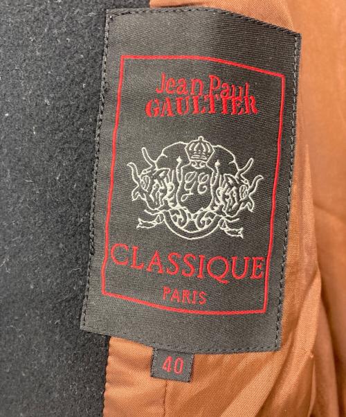 Jean Paul GAULTIER（ジャンポールゴルチェ）Jean Paul GAULTIER (ジャンポールゴルチェ) フック釦スーパーロングコート ブラック サイズ:40の古着・服飾アイテム