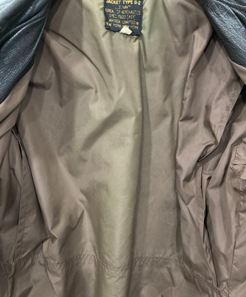 AVIREX（アヴィレックス）AVIREX (アヴィレックス) G-2 フライトジャケット ブラック サイズ:40の古着・服飾アイテム