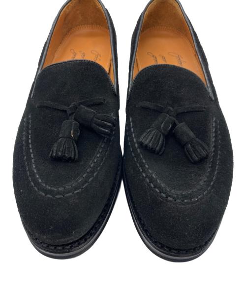 Jalan Sriwijaya（ジャランスリウァヤ）Jalan Sriwijaya (ジャランスリウァヤ) スウェードタッセルローファー/EDWARD/エドワード ブラック サイズ:39の古着・服飾アイテム