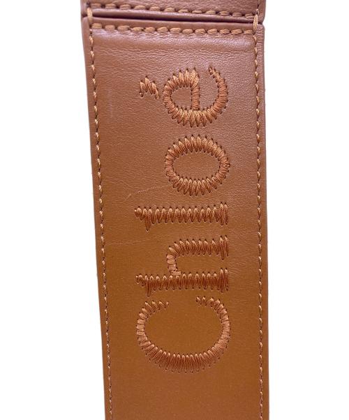 Chloe（クロエ）Chloe (クロエ) ミディアムバスケット/MEDIUM BASKET/SENSE（センス） ナチュラルベージュ&キャラメルブラウンの古着・服飾アイテム