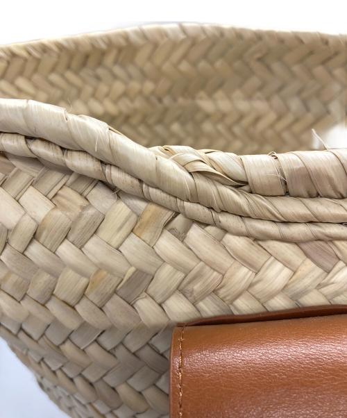 Chloe（クロエ）Chloe (クロエ) ミディアムバスケット/MEDIUM BASKET/SENSE（センス） ナチュラルベージュ&キャラメルブラウンの古着・服飾アイテム