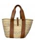 Chloe（クロエ）の古着「ミディアムバスケット/MEDIUM BASKET/SENSE（センス）」｜ナチュラルベージュ&キャラメルブラウン