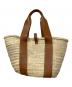 Chloe (クロエ) ミディアムバスケット/MEDIUM BASKET/SENSE（センス） ナチュラルベージュ&キャラメルブラウン：32000円