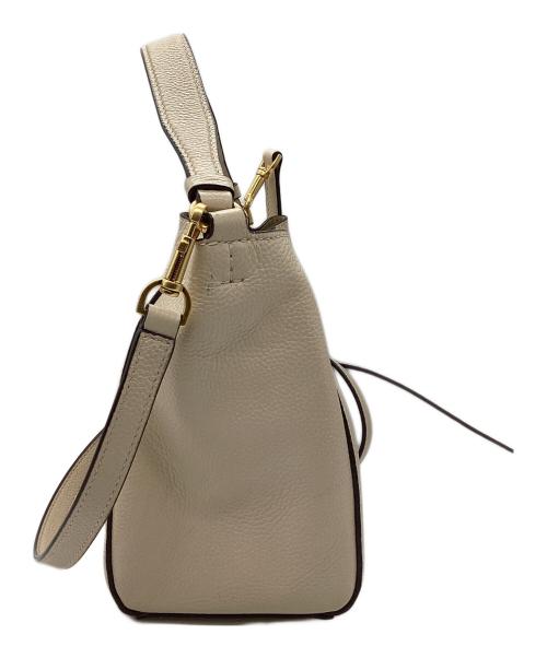 TORY BURCH（トリーバーチ）TORY BURCH (トリーバーチ) McGRAW SMALL BUCKET BAG/ マックグロー スモールバケットバッグ ベージュの古着・服飾アイテム