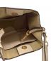 中古・古着 TORY BURCH (トリーバーチ) McGRAW SMALL BUCKET BAG/ マックグロー スモールバケットバッグ ベージュ：12000円