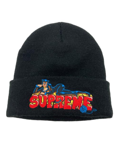 SUPREME（シュプリーム）SUPREME (シュプリーム) Catwoman Beanie/キャットウーマンビーニー ブラックの古着・服飾アイテム