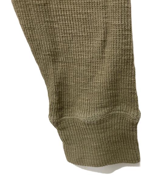 RRL（ダブルアールエル）RRL (ダブルアールエル) ヘンリーネックカットソー カーキ サイズ:Sの古着・服飾アイテム