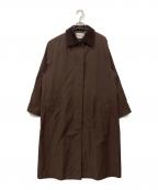 Mila Owenミラオーウェン）の古着「25AW Ａラインステンカラーコート」｜ブラウン