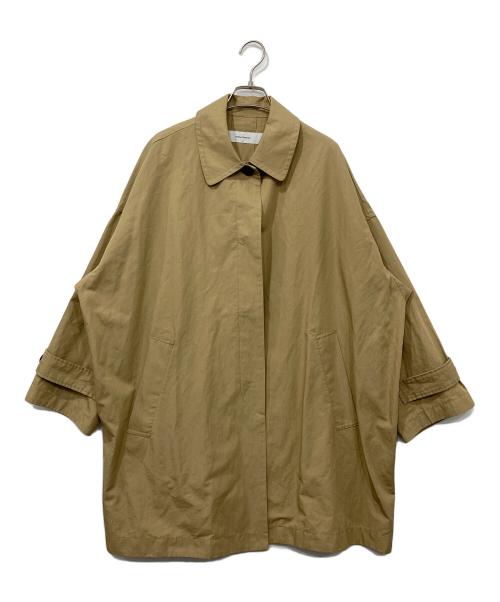 JOURNAL STANDARD（ジャーナルスタンダード）JOURNAL STANDARD (ジャーナルスタンダード) コットンリネンワイドステンカラーコート ベージュ サイズ:記載なしの古着・服飾アイテム