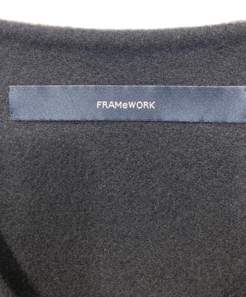 FRAMeWORK（フレームワーク）FRAMeWORK (フレームワーク) 25AW ショートビーバーコクーンベスト ブラック サイズ:記載なしの古着・服飾アイテム
