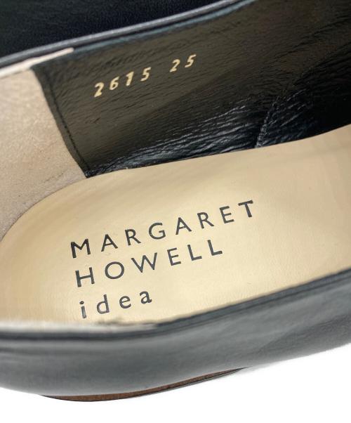 MARGARET HOWELL（マーガレットハウエル）MARGARET HOWELL (マーガレットハウエル) ダブルモンクストラップシューズ ブラック サイズ:25の古着・服飾アイテム