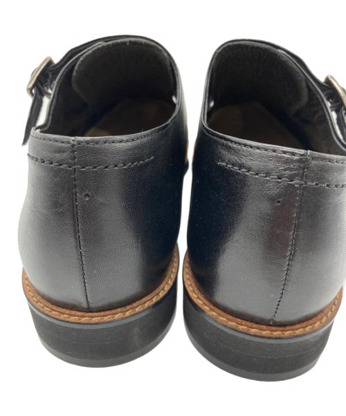 MARGARET HOWELL（マーガレットハウエル）MARGARET HOWELL (マーガレットハウエル) ダブルモンクストラップシューズ ブラック サイズ:25の古着・服飾アイテム