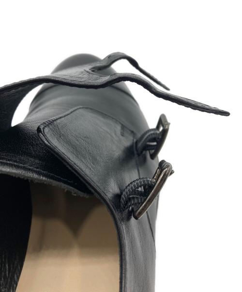 MARGARET HOWELL（マーガレットハウエル）MARGARET HOWELL (マーガレットハウエル) ダブルモンクストラップシューズ ブラック サイズ:25の古着・服飾アイテム