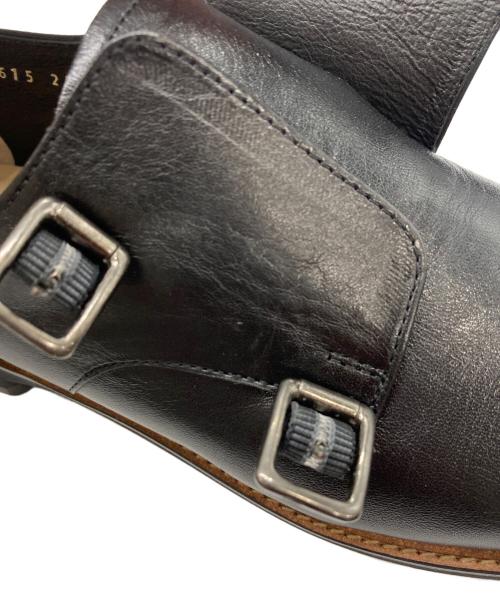 MARGARET HOWELL（マーガレットハウエル）MARGARET HOWELL (マーガレットハウエル) ダブルモンクストラップシューズ ブラック サイズ:25の古着・服飾アイテム