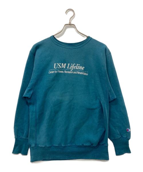 Champion REVERSE WEAVE（チャンピオン リバース ウィーブ）Champion REVERSE WEAVE (チャンピオン リバース ウィーブ) リバースウィーブスウェット ブルー サイズ:X-Largeの古着・服飾アイテム