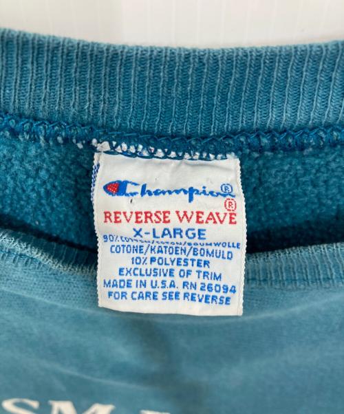 Champion REVERSE WEAVE（チャンピオン リバース ウィーブ）Champion REVERSE WEAVE (チャンピオン リバース ウィーブ) リバースウィーブスウェット ブルー サイズ:X-Largeの古着・服飾アイテム