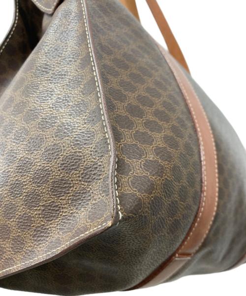 CELINE（セリーヌ）CELINE (セリーヌ) マカダム柄トートバッグ ブラウンの古着・服飾アイテム