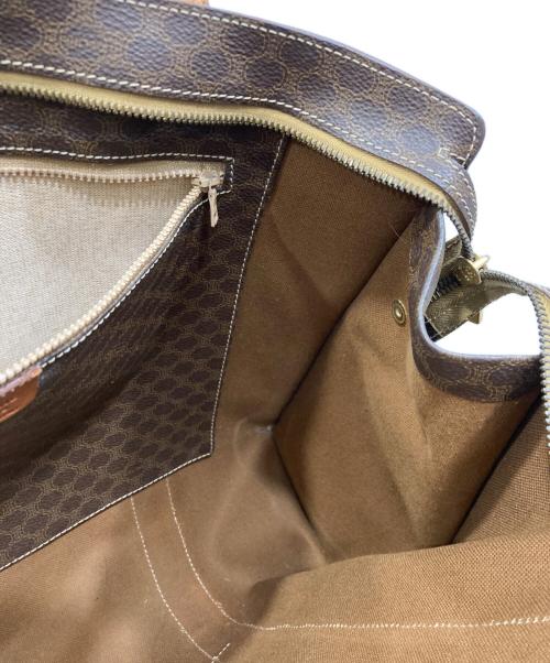 CELINE（セリーヌ）CELINE (セリーヌ) マカダム柄トートバッグ ブラウンの古着・服飾アイテム