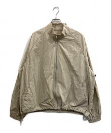 martin kim（マーティンキム）の古着「コーティングロゴジャケット」｜ベージュ