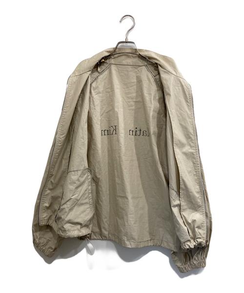 martin kim（マーティンキム）martin kim (マーティンキム) コーティングロゴジャケット ベージュ サイズ:Fの古着・服飾アイテム