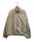 martin kim（マーティンキム）の古着「コーティングロゴジャケット」｜ベージュ