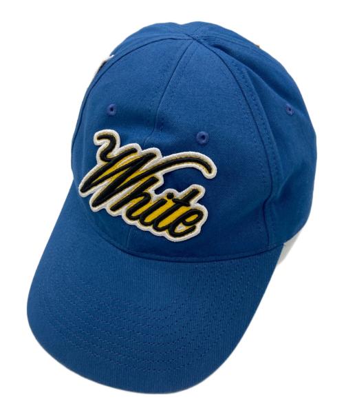 OFFWHITE（オフホワイト）OFFWHITE (オフホワイト) ロゴキャップ ブルー サイズ:Sの古着・服飾アイテム
