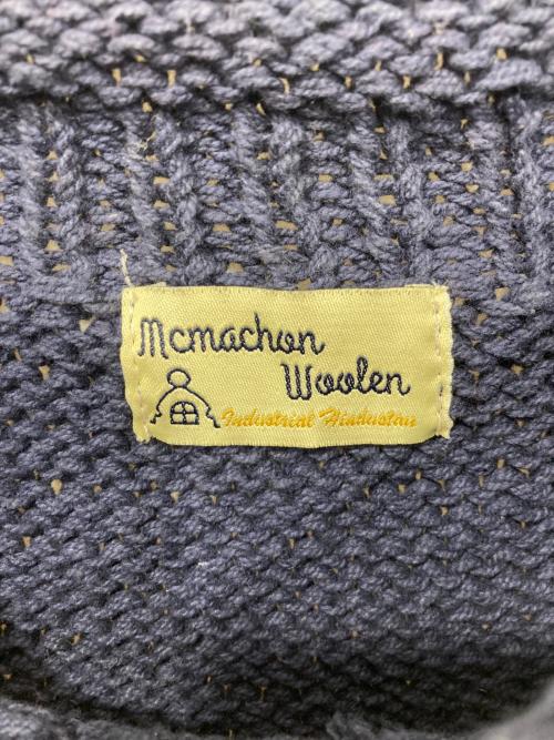 Mcmachan Woolen（マクマーンウーレン）Mcmachan Woolen (マクマーンウーレン) 花柄セーター ネイビー サイズ:-の古着・服飾アイテム