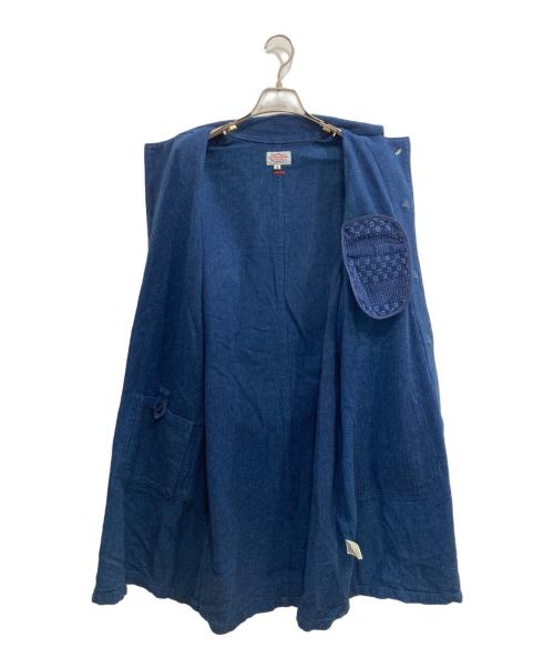 GAIJIN MADE（ガイジンメイド）GAIJIN MADE (ガイジンメイド) 刺し子インディゴ染めコート インディゴ サイズ:2の古着・服飾アイテム