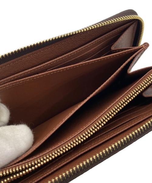 LOUIS VUITTON（ルイ ヴィトン）LOUIS VUITTON (ルイ ヴィトン) ラウンドファスナー財布/ジッピー ウォレット ブラウンの古着・服飾アイテム