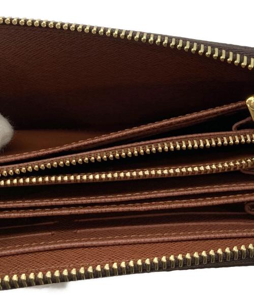 LOUIS VUITTON（ルイ ヴィトン）LOUIS VUITTON (ルイ ヴィトン) ラウンドファスナー財布/ジッピー ウォレット ブラウンの古着・服飾アイテム